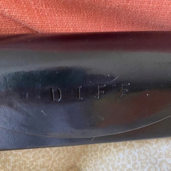 DIFF DIME II BLACK FRAME, GREEN LENS SUNGLASSES - Picture 2 of 3